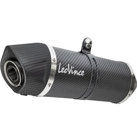 LE14386E Scarico Completo LV One Evo Race - Carbonio TRIUMPH Trident 660 660 2021 2024 LEOVINCE