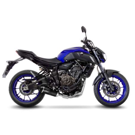 LE14251EKB Scarico Completo LV One Evo Black - Inox YAMAHA MT-07 690 2017 2020 LEOVINCE