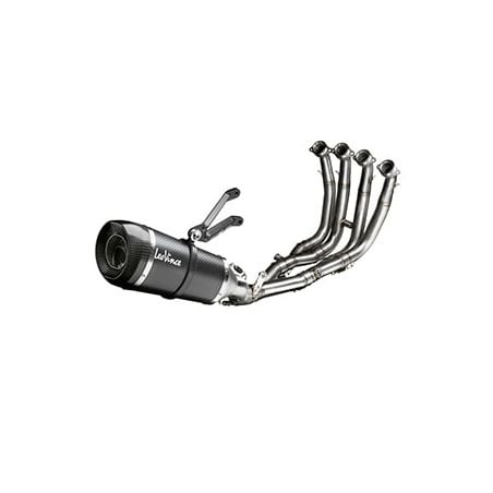 LE14406SU Scarico Completo Factory S - Carbonio - Corsa YAMAHA R7 (700 twin) 700 2021 2023 LEOVINCE