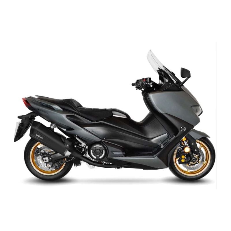 LE15305FBK Scarico Completo LV-12 Black Edition - Inox YAMAHA T-Max 560 / Tech Max 560 2020 2024 LEO