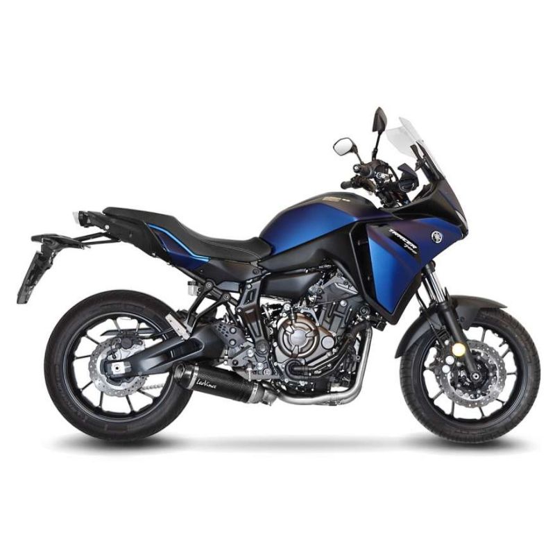 LE14350E Scarico Completo LV One Evo Race - Carbonio YAMAHA Tracer 7 / GT 690 2021 2023 LEOVINCE