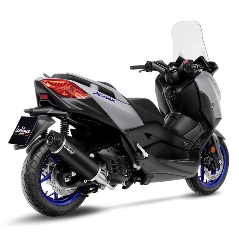 LE14078K Scarico Completo Nero YAMAHA X-MAX 125 125 2021 2022 LEOVINCE