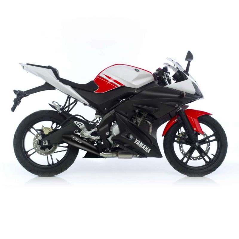 LE8124B Scarico Completo GP Style - Black Edition YAMAHA YZF R125 125 2008 2013 LEOVINCE