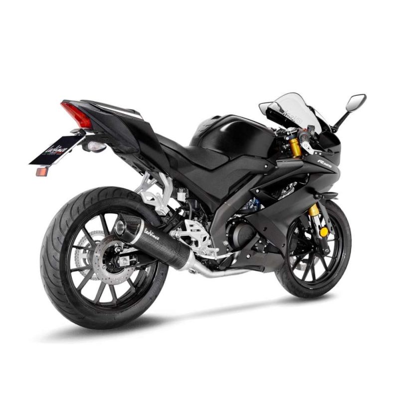 LE14341EK Scarico Completo LV One Evo - Carbonio YAMAHA YZF R125 ABS 125 2019 2020 LEOVINCE
