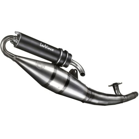 LE4053B Scarico Completo - 2T Hand Made TT - Black edition MBK Booster 50 Road R 50 1994 1995 LEOVIN