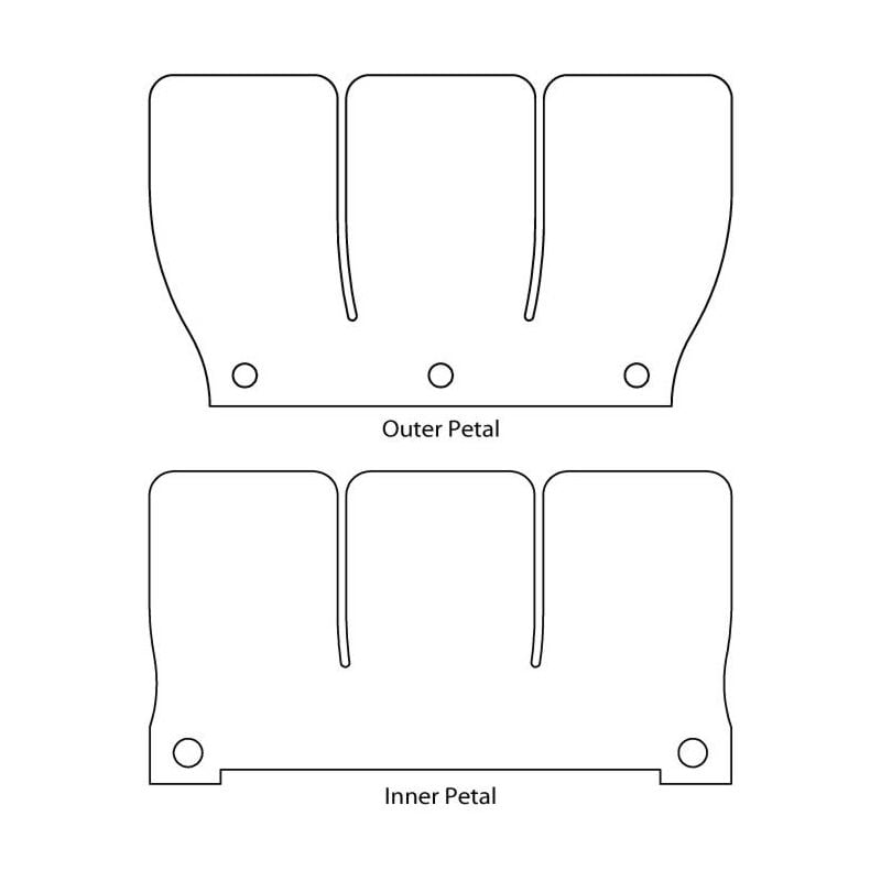 MT2P127-1 V-Force 2 - lamelle di ricambio HONDA CR 250 R 250 2002 2002 MOTO TASSINARI