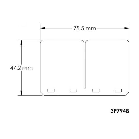 MT3P794B V-Force 3 - Lamelle ricambio HONDA CR 500 500 1986 2002 MOTO TASSINARI