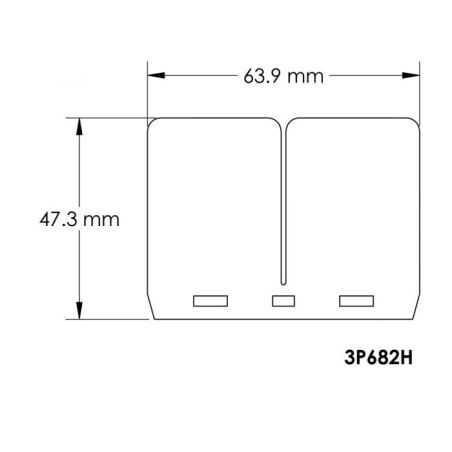 MT3P682H V-Force 3 - Lamelle ricambio HUSABERG TE 125 125 2012 2014 MOTO TASSINARI