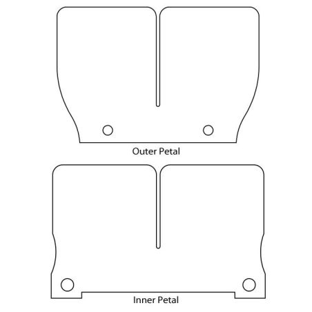 MT2P110-1 V-Force 2 - lamelle di ricambio HUSQVARNA CR 250 250 1995 2005 MOTO TASSINARI
