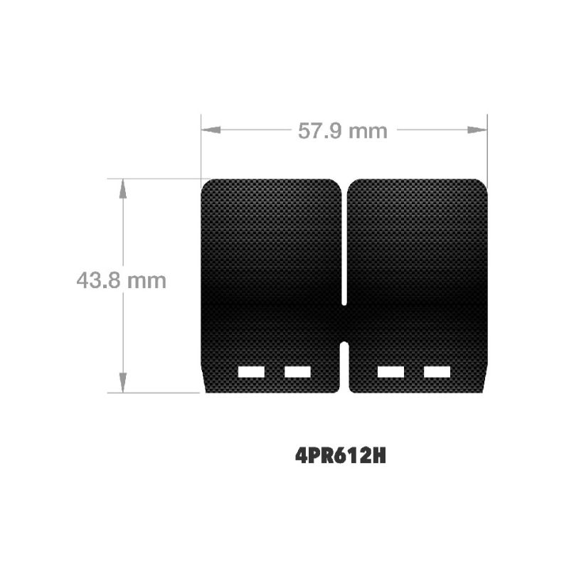 MT4PR612H V-Force 4 R - lamelle di ricambio HUSQVARNA TE 250 2T carb. 250 2017 2018 MOTO TASSINARI