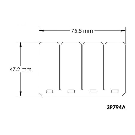 MT3P794A V-Force 3 - Lamelle ricambio KAWASAKI Moto d'Acqua - 2 cilindri 0 0 0 MOTO TASSINARI