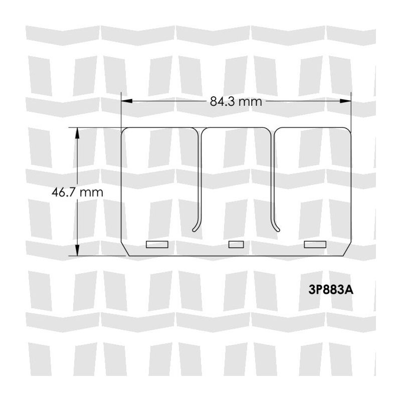 MT3P883A V-Force 3 - Lamelle ricambio UNIVERSALE 0 0 0 MOTO TASSINARI