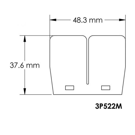 MT3P522M V-Force 3 - Lamelle ricambio YAMAHA RD 350 350 1973 1978 MOTO TASSINARI