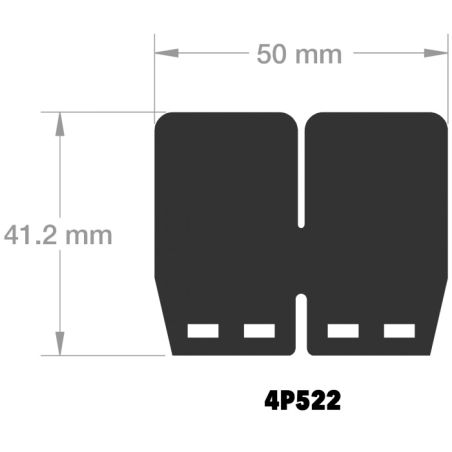 MT4P522 V-Force 4 - lamelle di ricambio YAMAHA RX 135 135 1997 2005 MOTO TASSINARI