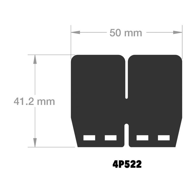 MT4P522 V-Force 4 - lamelle di ricambio YAMAHA RX-Z 135 135 1985 2011 MOTO TASSINARI