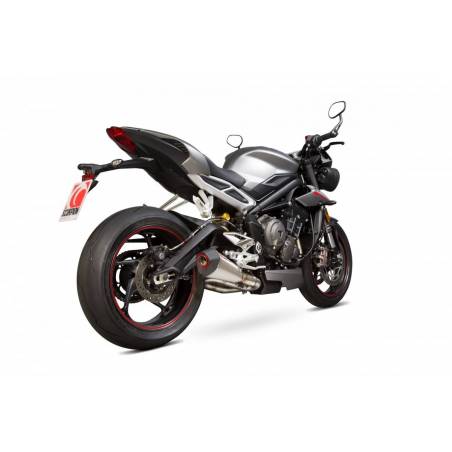 Silenziatore SCORPION TRIUMPH STREET TRIPLE 765 2017- TIPO SERKET TAPER Omologat