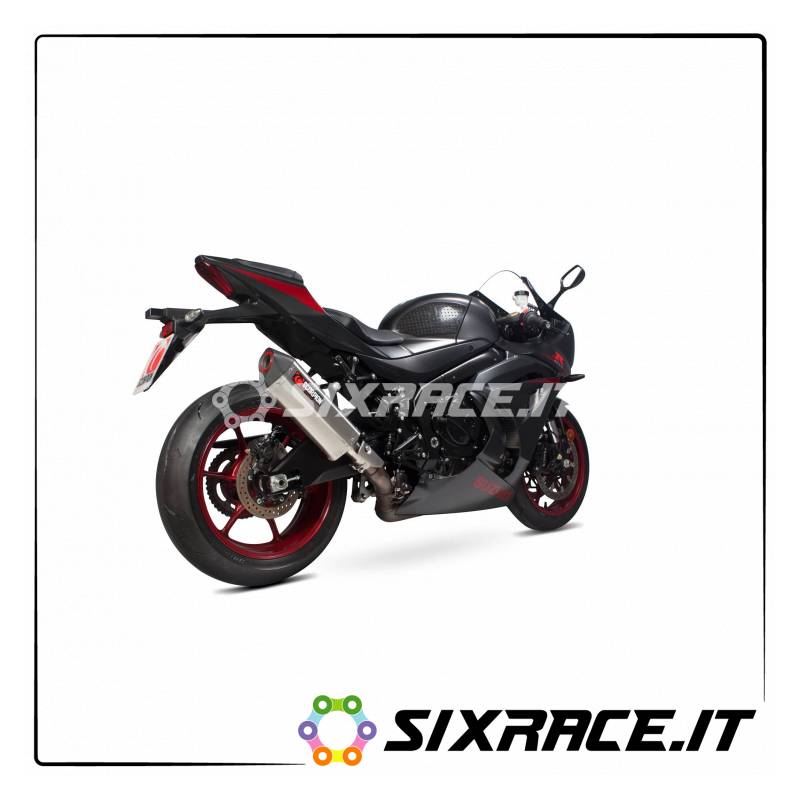 Silenziatore SCORPION SUZUKI GSX-R 1000 2017- TIPO SERKET PARALLEL SLIP-ON NON o
