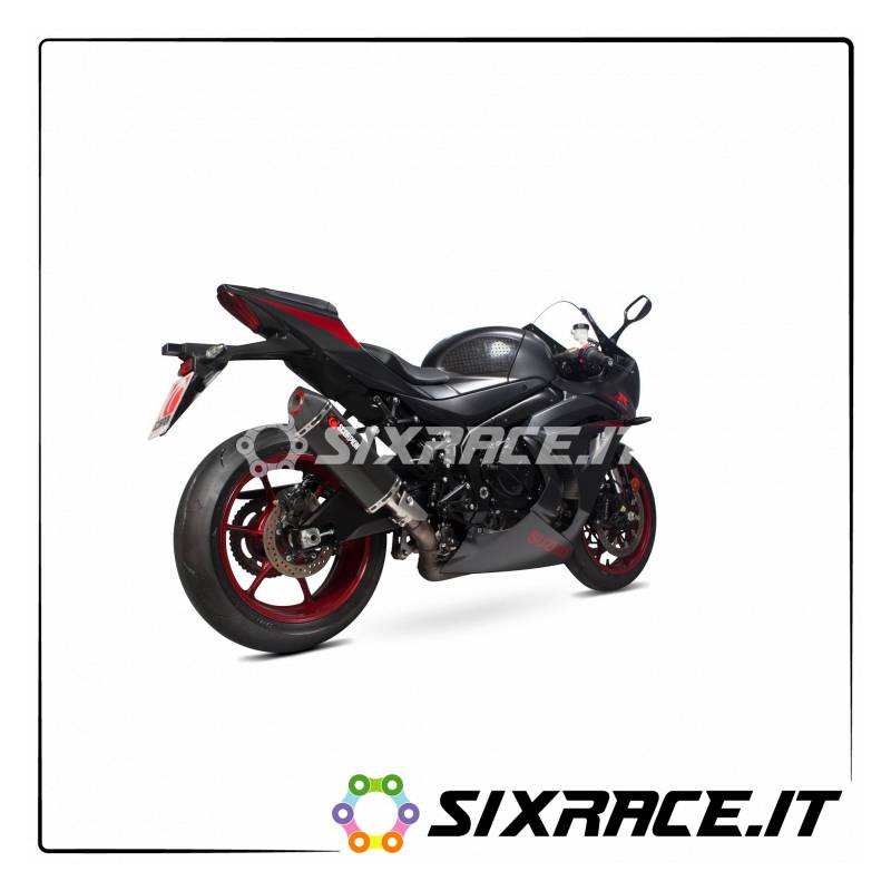 Silencieux SCORPION SUZUKI GSX-R 1000 2017- TYPE SERKET PARALLELE SLIP-ON PAS ou