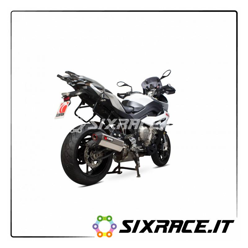 Silencieux SCORPION BMW S1000 XR 2016 - TYPE SLIP-ON PARALLELE SERKET approuvé