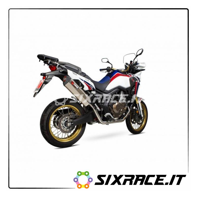 Scarico Completo SCORPION HONDA CRF1000L AFRICA TWIN 2015- TIPO SERKET PARALLEL