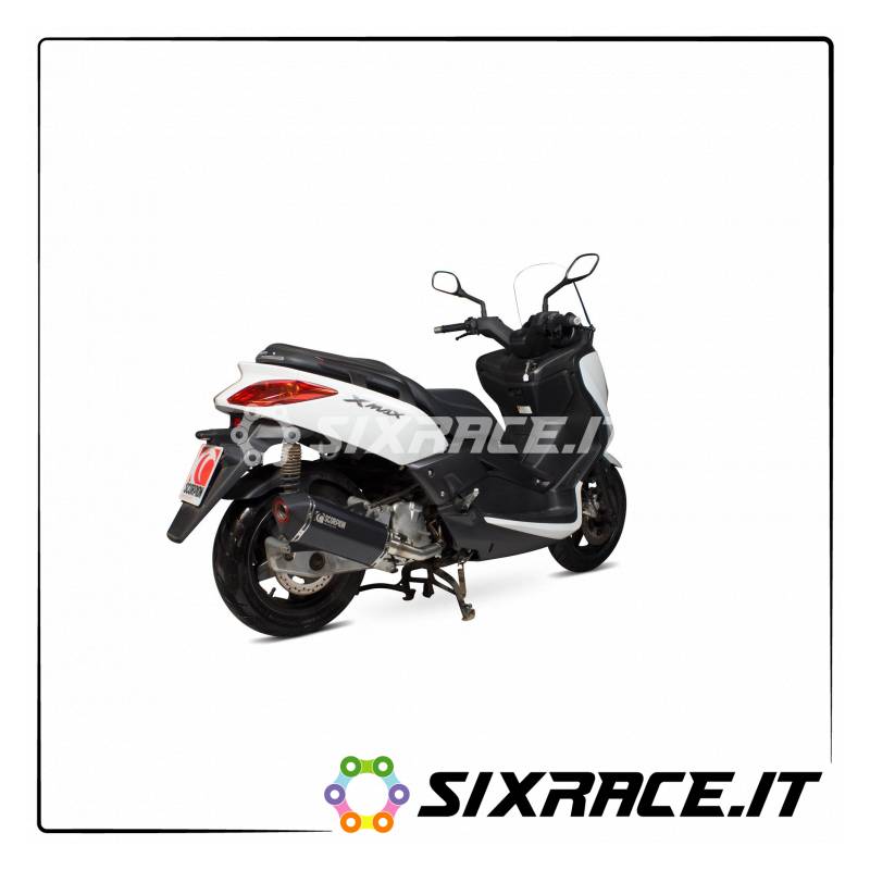 SCORPION YAMAHA X-MAX 125 silencieux TYPE SERKET PARALLÈLE SLIP-ON Homologué