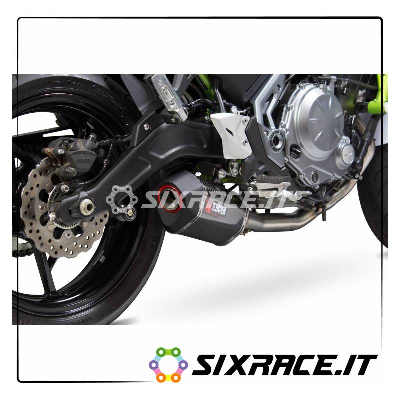 Scarico Completo SCORPION KAWASAKI Z650 2017- SERKET FULL SYSTEM In attesa di om