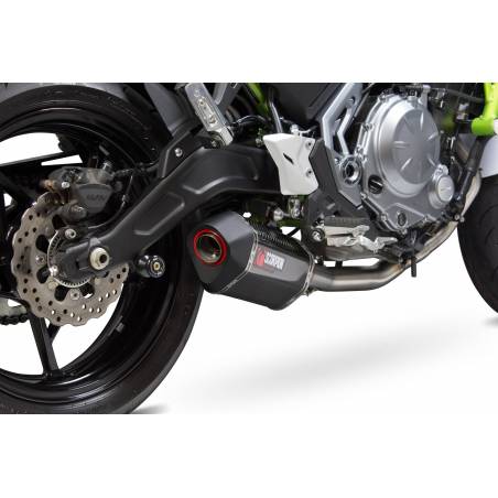 Scarico Completo SCORPION KAWASAKI Z650 2017- SERKET FULL SYSTEM In attesa di om