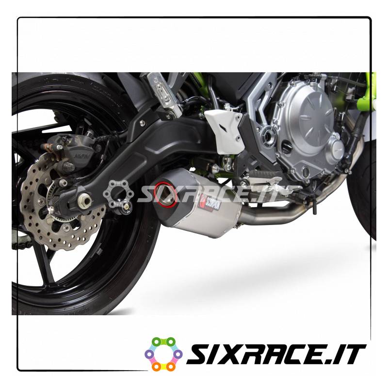 Scarico Completo SCORPION KAWASAKI Z650 2017- SERKET FULL SYSTEM In attesa di om