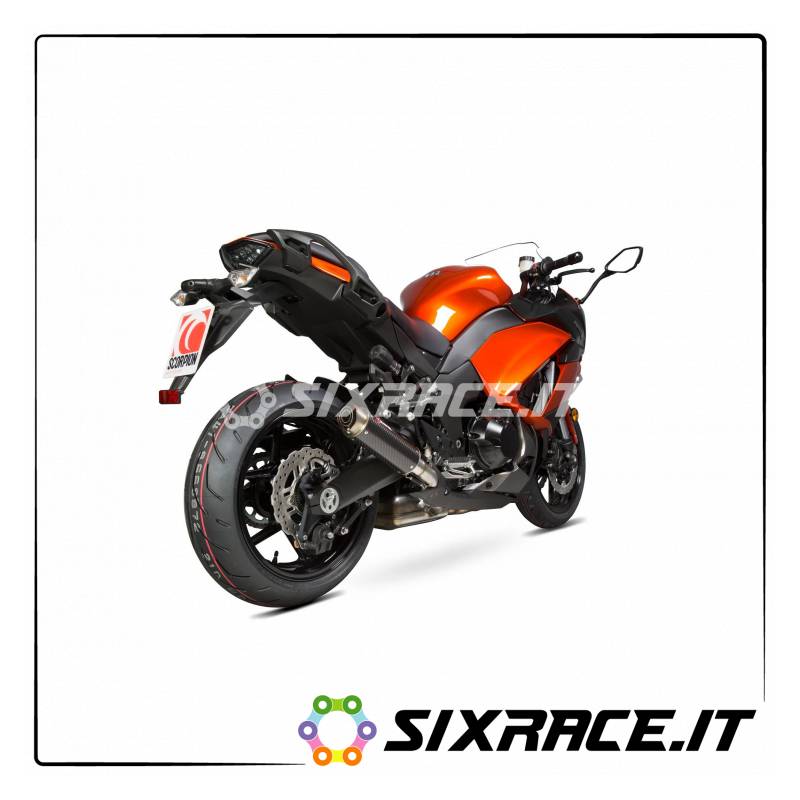 Silencieux SCORPION KAWASAKI Z1000 SX 2017 - TYPE RP1-GP NON approuvé