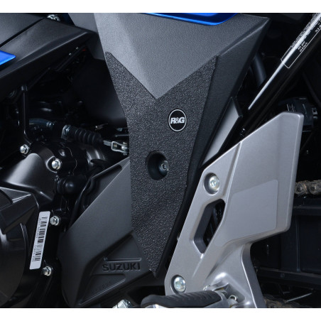 kit 2pz.adesivi anti-scivolo paratacco Suzuki GSX250R 17- nero RG