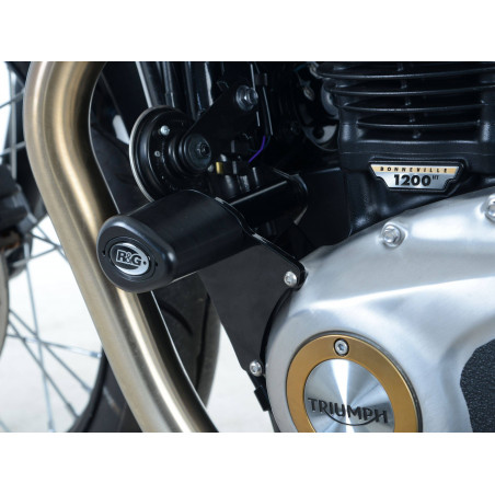 Tamponi / protezioni telaio tipo Aero - Triumph Bonneville Bobber 17- RG