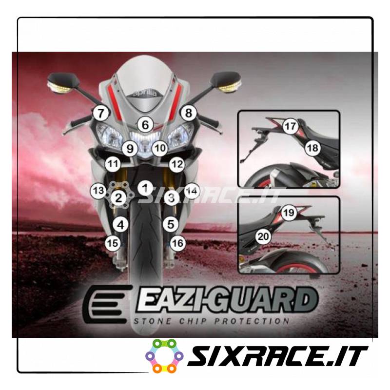 FILM DE PROTECTION EAZI-GUARD POUR APRILIA RSV4 2015-2017 GUARDAPR003