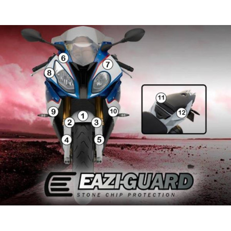 EAZI-GUARD PELLICOLA PROTETTIVA PER BMW S1000RR 2015-CURRENT GUARDBMW003