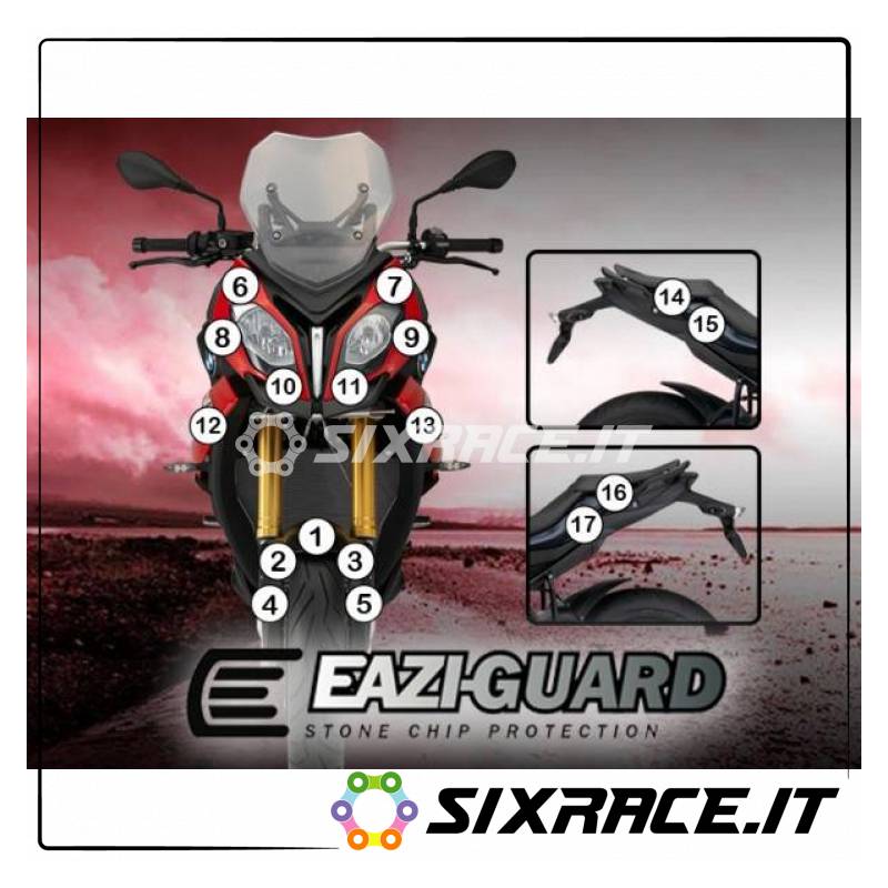 EAZI-GUARD PELLICOLA PROTETTIVA PER BMW S1000XR 2015-CURRENT GUARDBMW006