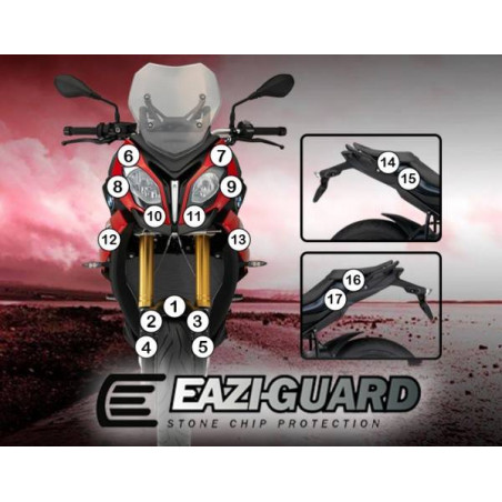 EAZI-GUARD PELLICOLA PROTETTIVA PER BMW S1000XR 2015-CURRENT GUARDBMW006