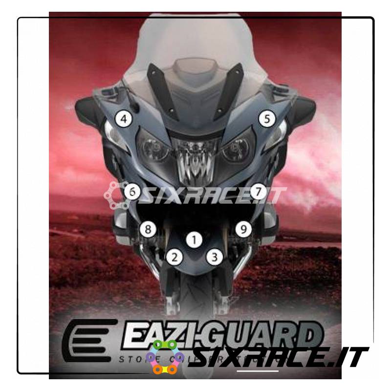 EAZI-GUARD PELLICOLA PROTETTIVA PER BMW R1200RT 2014-CURRENT GUARDBMW007