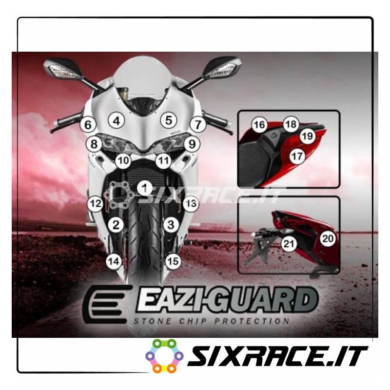 FILM DE PROTECTION EAZI-GUARD POUR DUCATI 1299 PANIGALE 2015-2017 GUARDDUC001