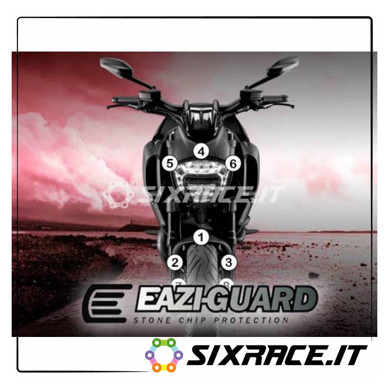 FILM DE PROTECTION EAZI-GUARD POUR DUCATI DIAVEL 2011-CURRENT GUARDDUC002