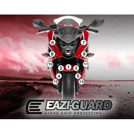 EAZI-GUARD PELLICOLA PROTETTIVA PER HONDA CBR650RR/F 2014-CURRENT GUARDHON004