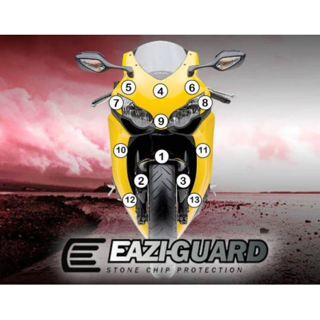 FILM DE PROTECTION EAZI-GUARD POUR HONDA CBR1000RR 2008-2011 GUARDHON005