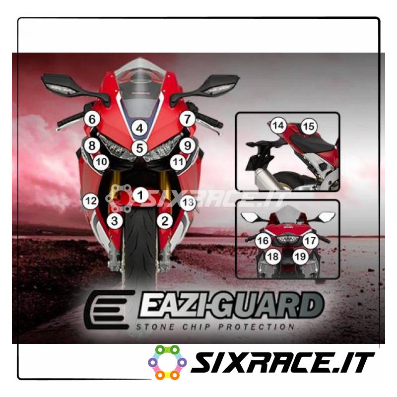 EAZI-GUARD PELLICOLA PROTETTIVA PER HONDA CBR1000RR 2017-CURRENT GUARDHON006