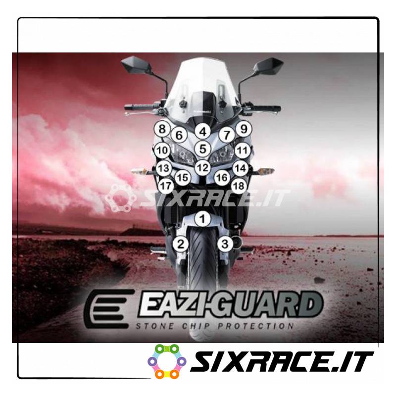 EAZI-GUARD PELLICOLA PROTETTIVA PER KAWASAKI VERSYS 650 2015-CURRENT GUARDKAW009