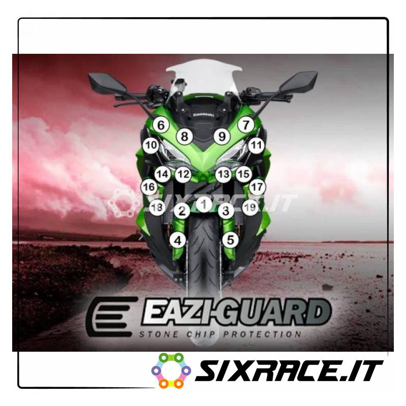 EAZI-GUARD PELLICOLA PROTETTIVA PER KAWASAKI Z1000SX 2017-CURRENT GUARDKAW012