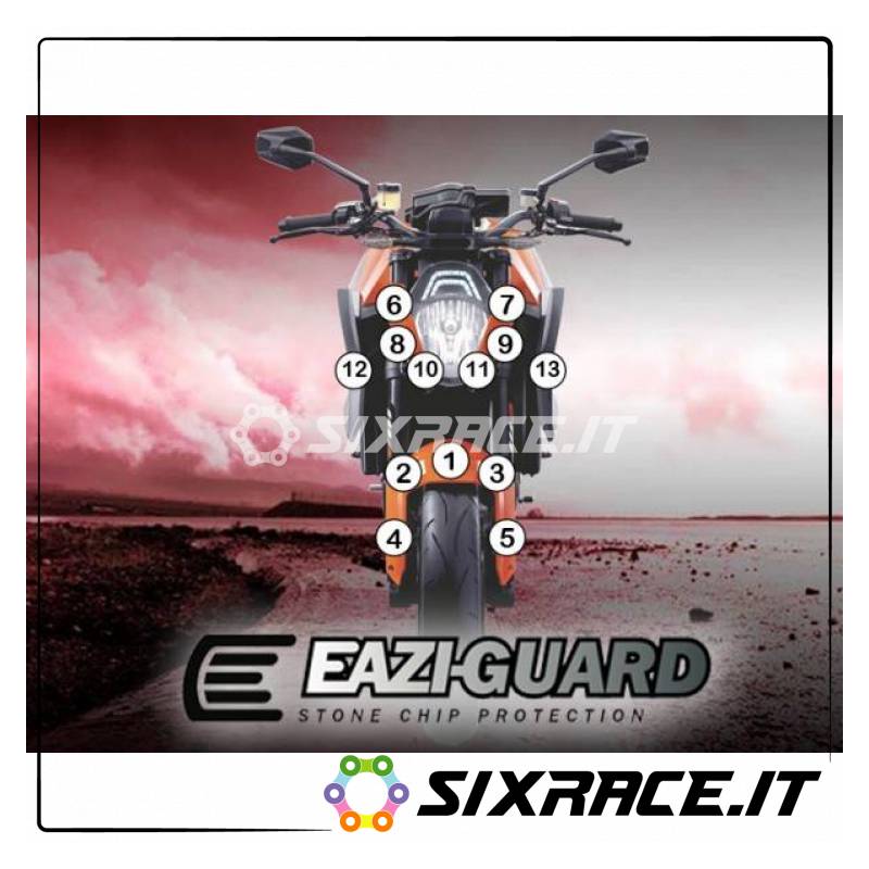 FILM DE PROTECTION EAZI-GUARD POUR KTM 1290 SUPERDUKE 2014-2016 GUARDKTM001