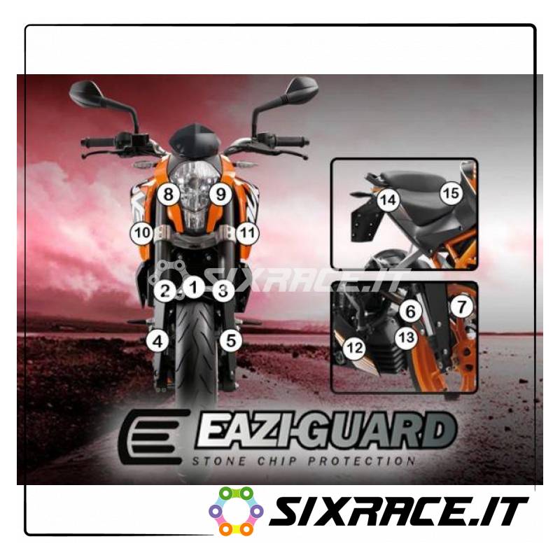 EAZI-GUARD PELLICOLA PROTETTIVA PER KTM 390 DUKE 2013-2016 GUARDKTM003