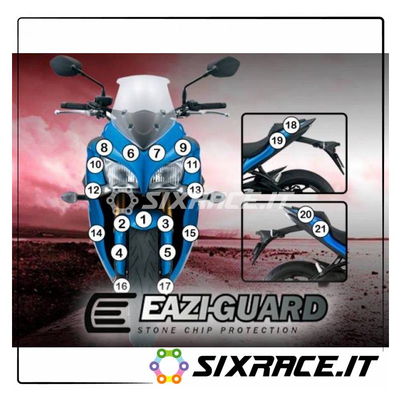 EAZI-GUARD PELLICOLA PROTETTIVA PER SUZUKI GSX-S1000F 2015-CURRENT GUARDSUZ003