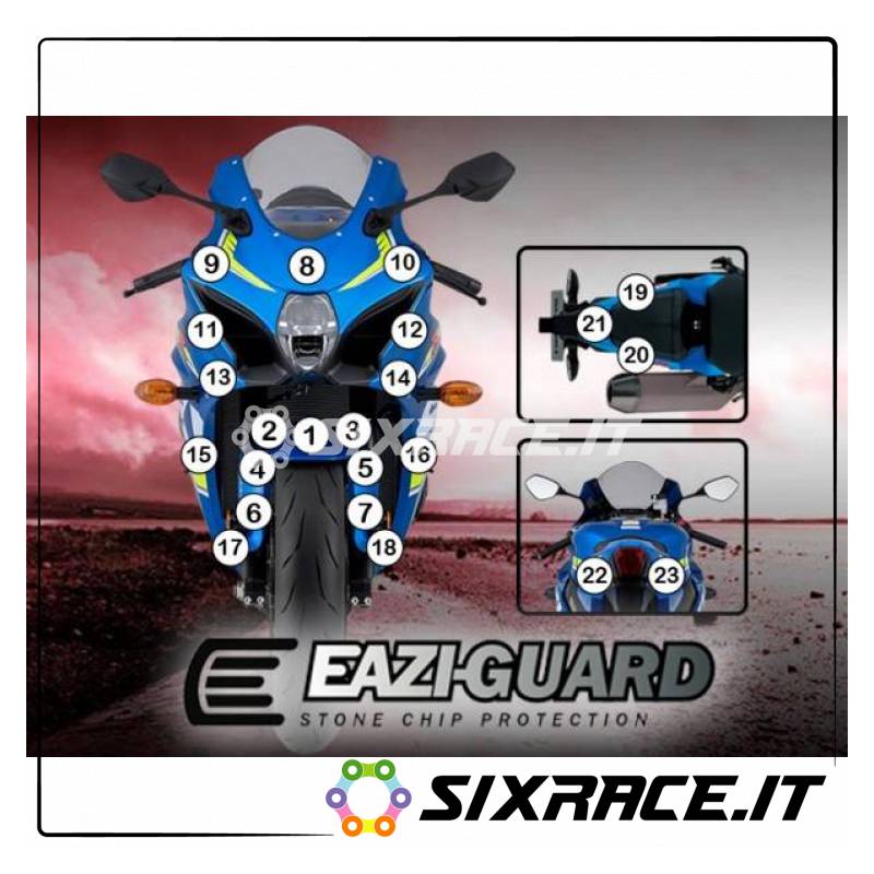 EAZI-GUARD PELLICOLA PROTETTIVA PER SUZUKI GSXR1000 2017-CURRENT GUARDSUZ004