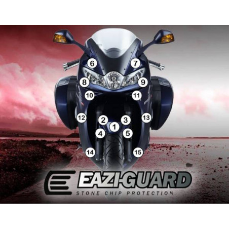 EAZI-GUARD PELLICOLA PROTETTIVA PER TRIUMPH SPRINT GT 2010-2017 GUARDTRI002