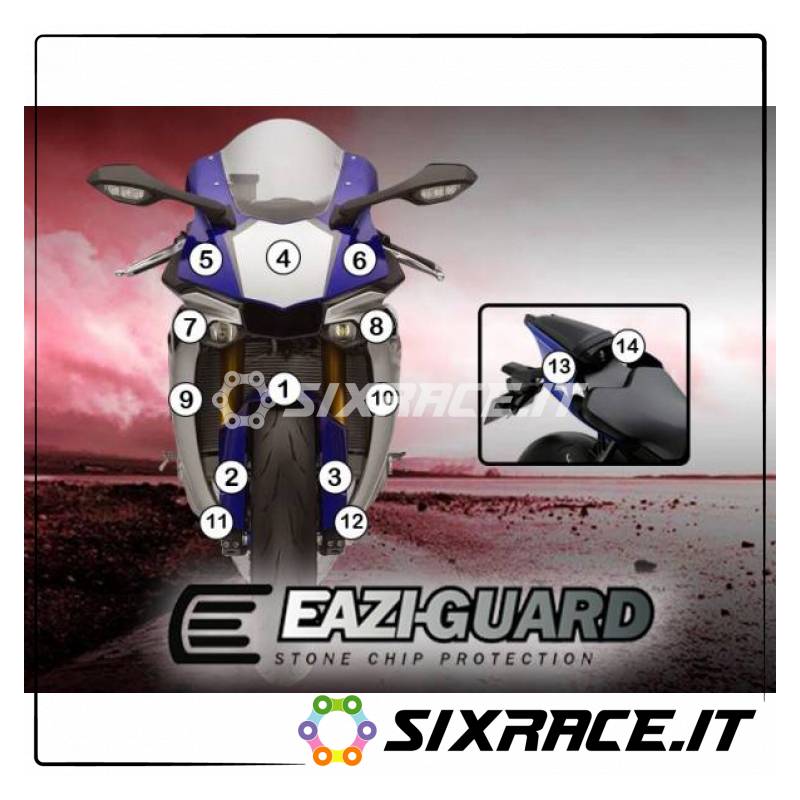 FILM DE PROTECTION EAZI-GUARD POUR YAMAHA YZF-R1 2015-CURRENT GUARDYAM001