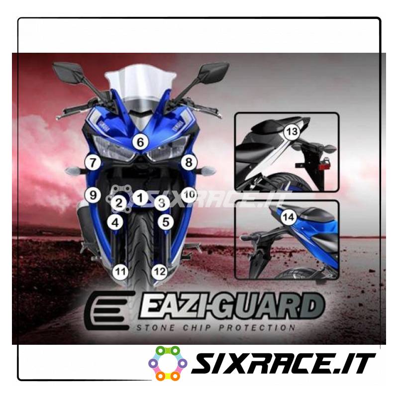 EAZI-GUARD PELLICOLA PROTETTIVA PER YAMAHA YZF-R3 / R25 2015-CURRENT GUARDYAM002